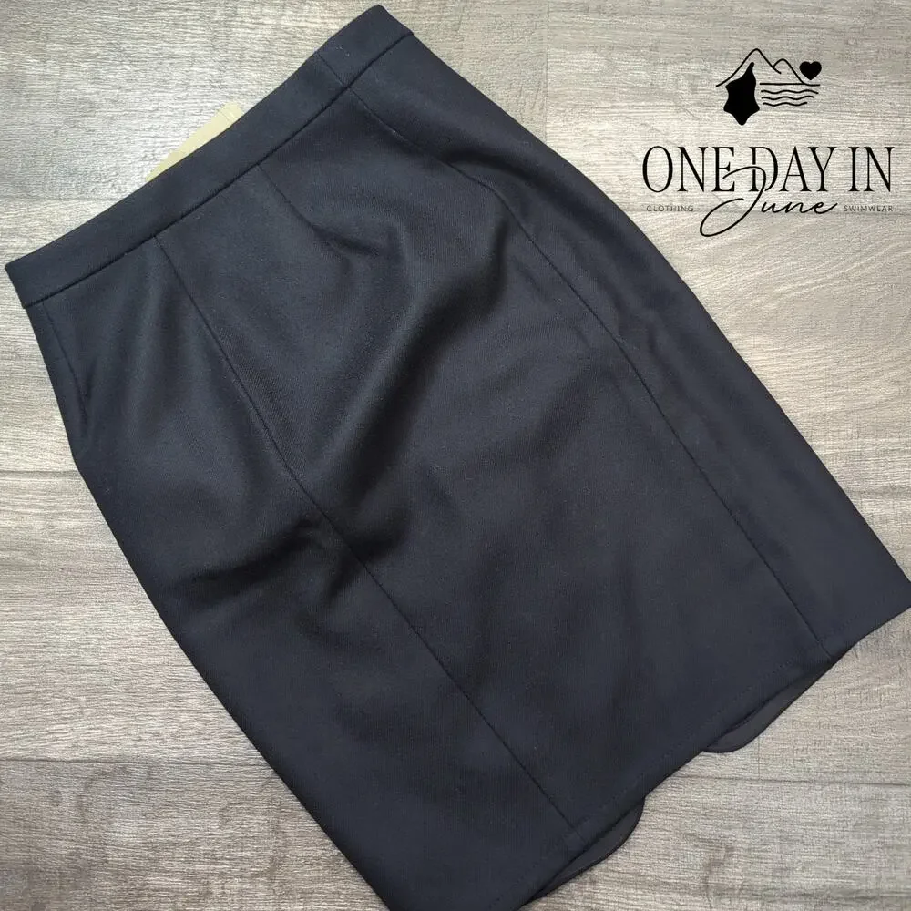 J.Crew Petite Wool Pencil Skirt Size 2P - Picture 5 of 5